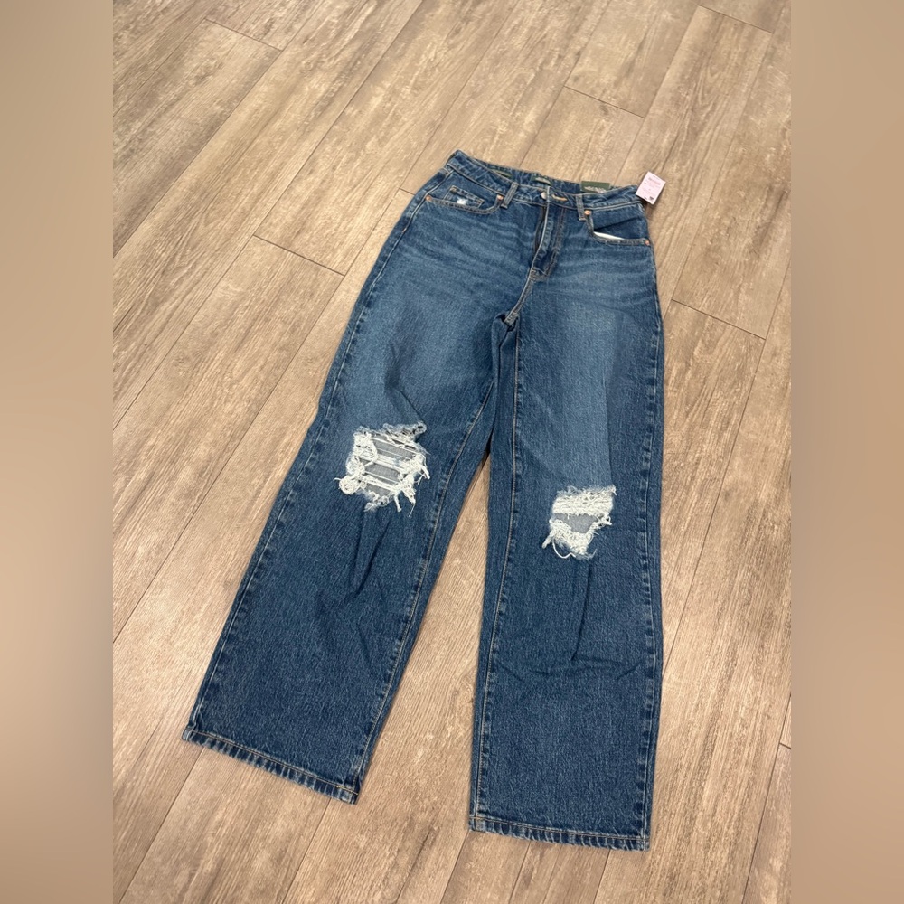 Wild Fable High-Waist Distressed Wide-Leg Jeans - Picture 6 of 15